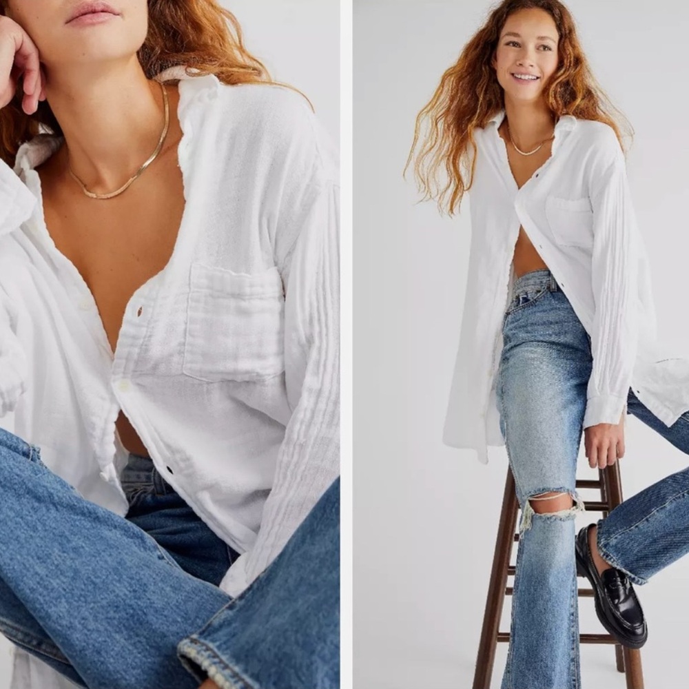 CP Shades Off White Button-Down Shirt